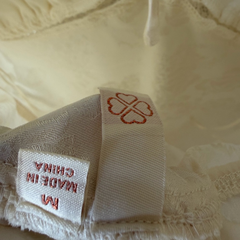 Viral Cream floral Lace trim Maxi Slip Dress - Picture 7 of 7